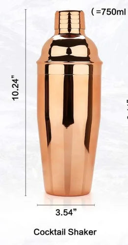 Cocktail Shaker Making Set Stainless Steel Bar Tools Bartender Kit 750ML Mixer Wine Martini Boston Shaker Kit For Drink Party