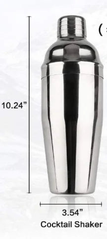 Cocktail Shaker Making Set Stainless Steel Bar Tools Bartender Kit 750ML Mixer Wine Martini Boston Shaker Kit For Drink Party