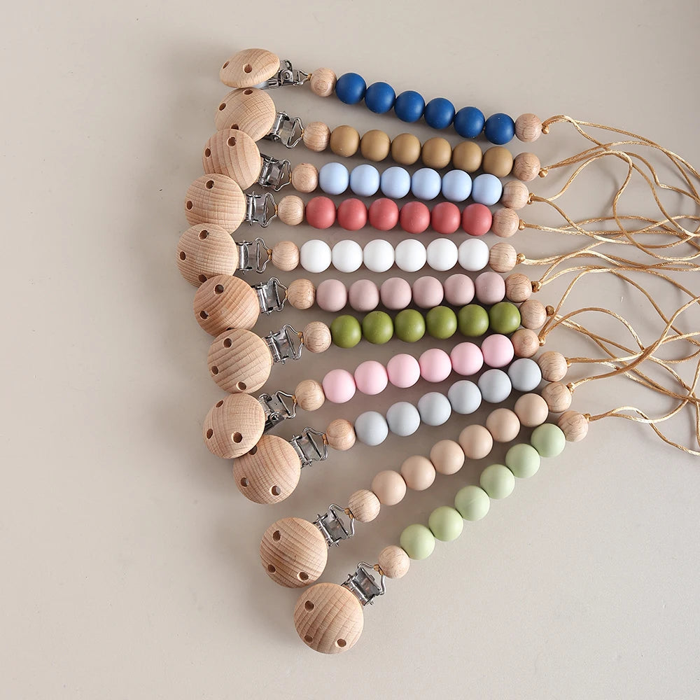 Pacifier chain with beads