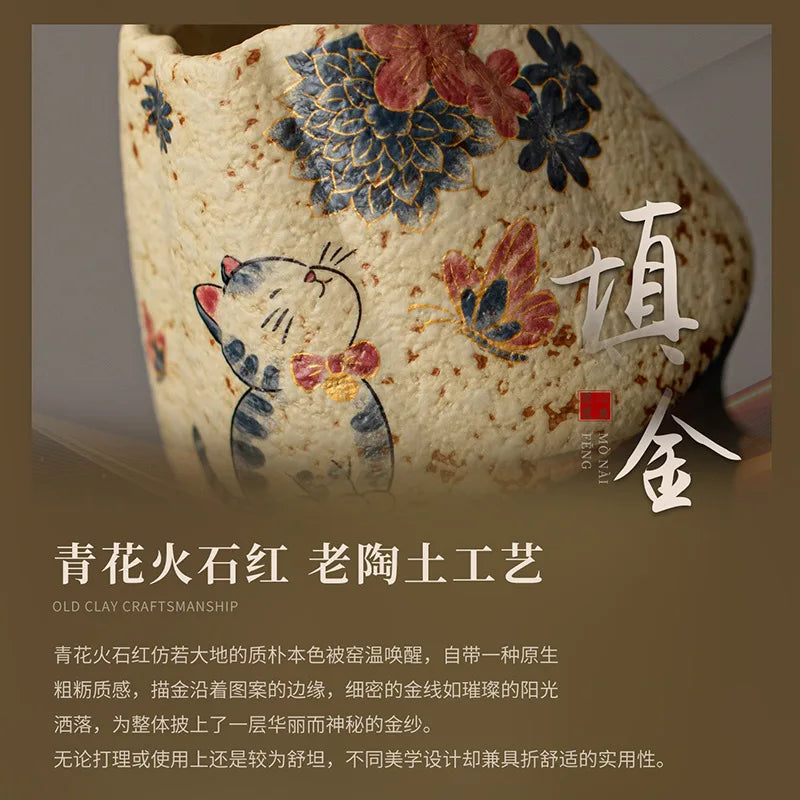 2-8PCS Japanese Flint red Matcha Making Set Bamboo Matcha Brush Exquisite Matcha Bowl Box with Whisk Sumptuous Tea Tools Gifts