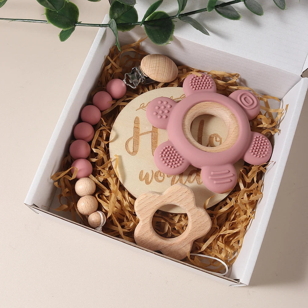 Baby gift set flower