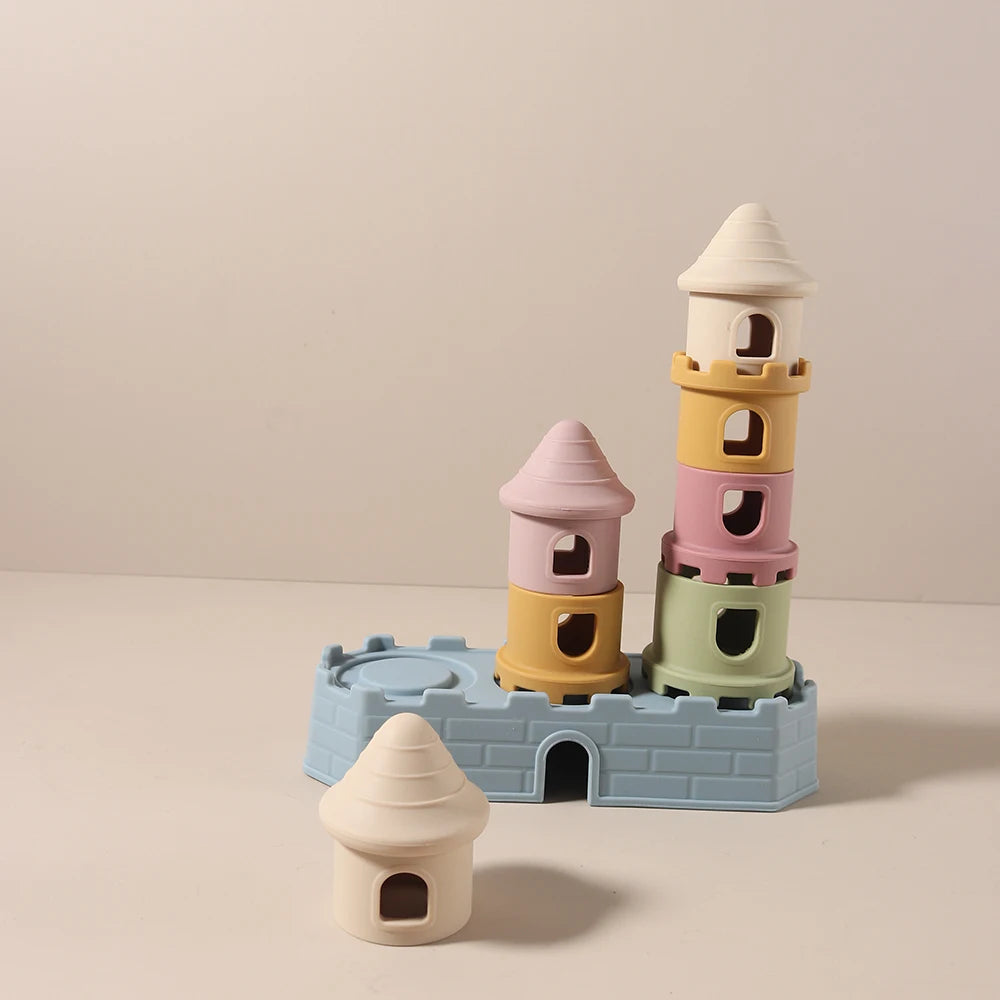 Silicone Castle Stacking Toy