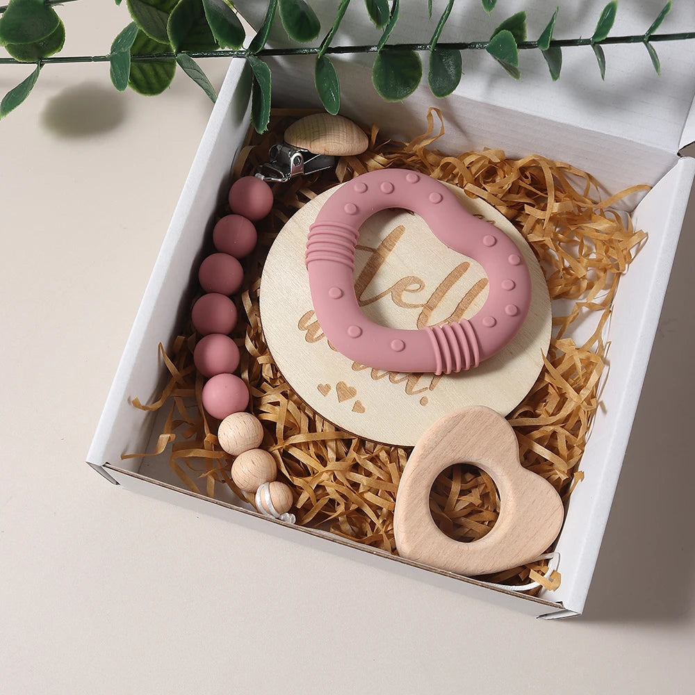 Baby gift set heart