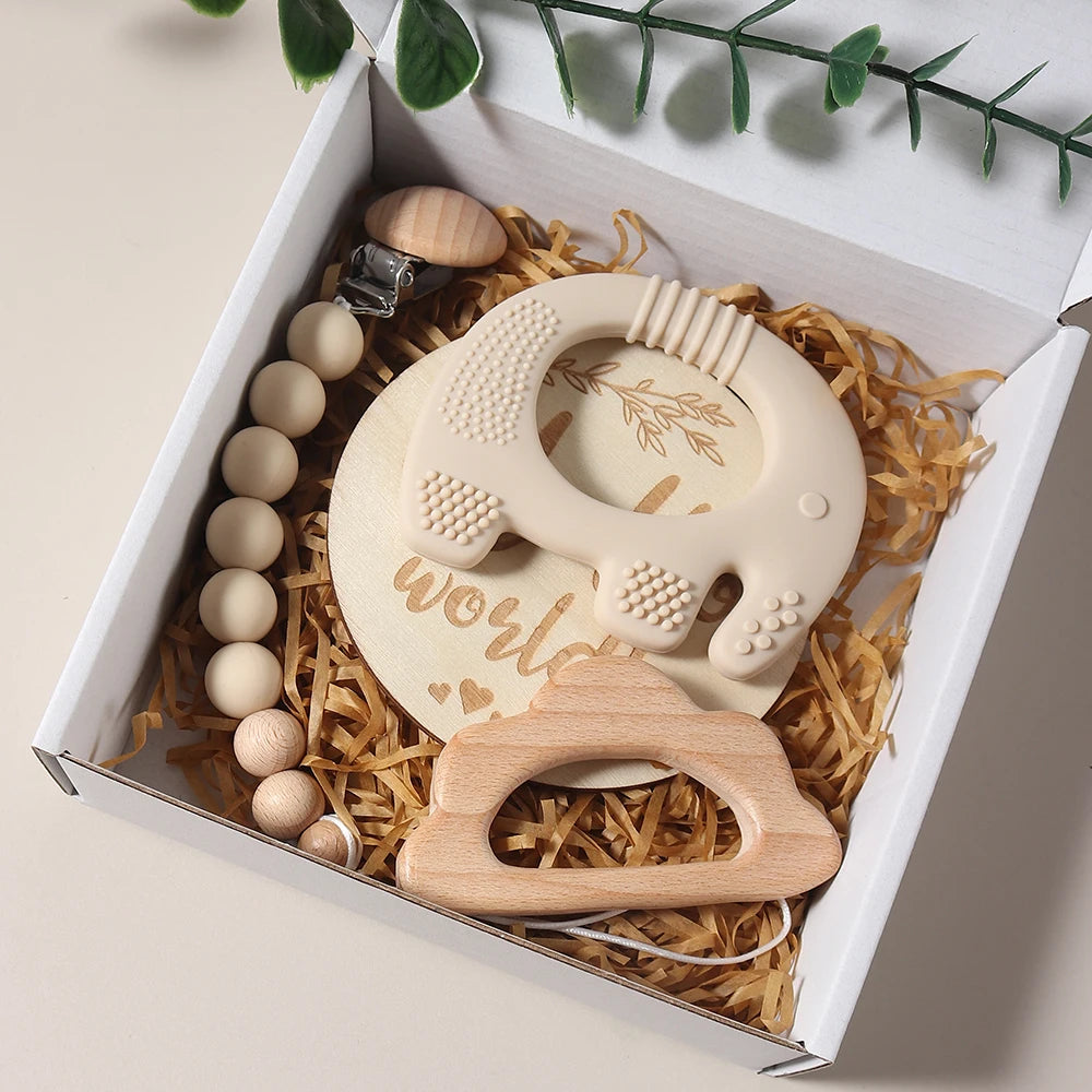 Baby gift set elephant