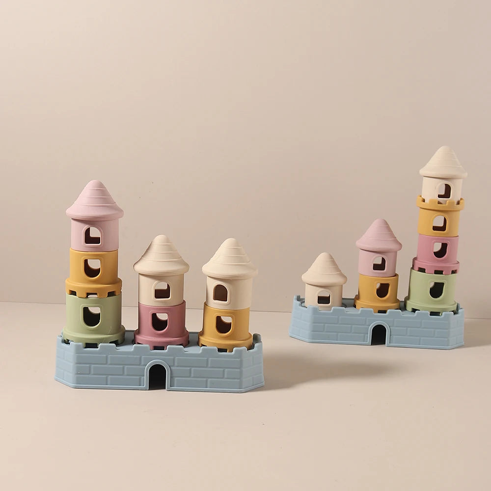 Silicone Castle Stacking Toy
