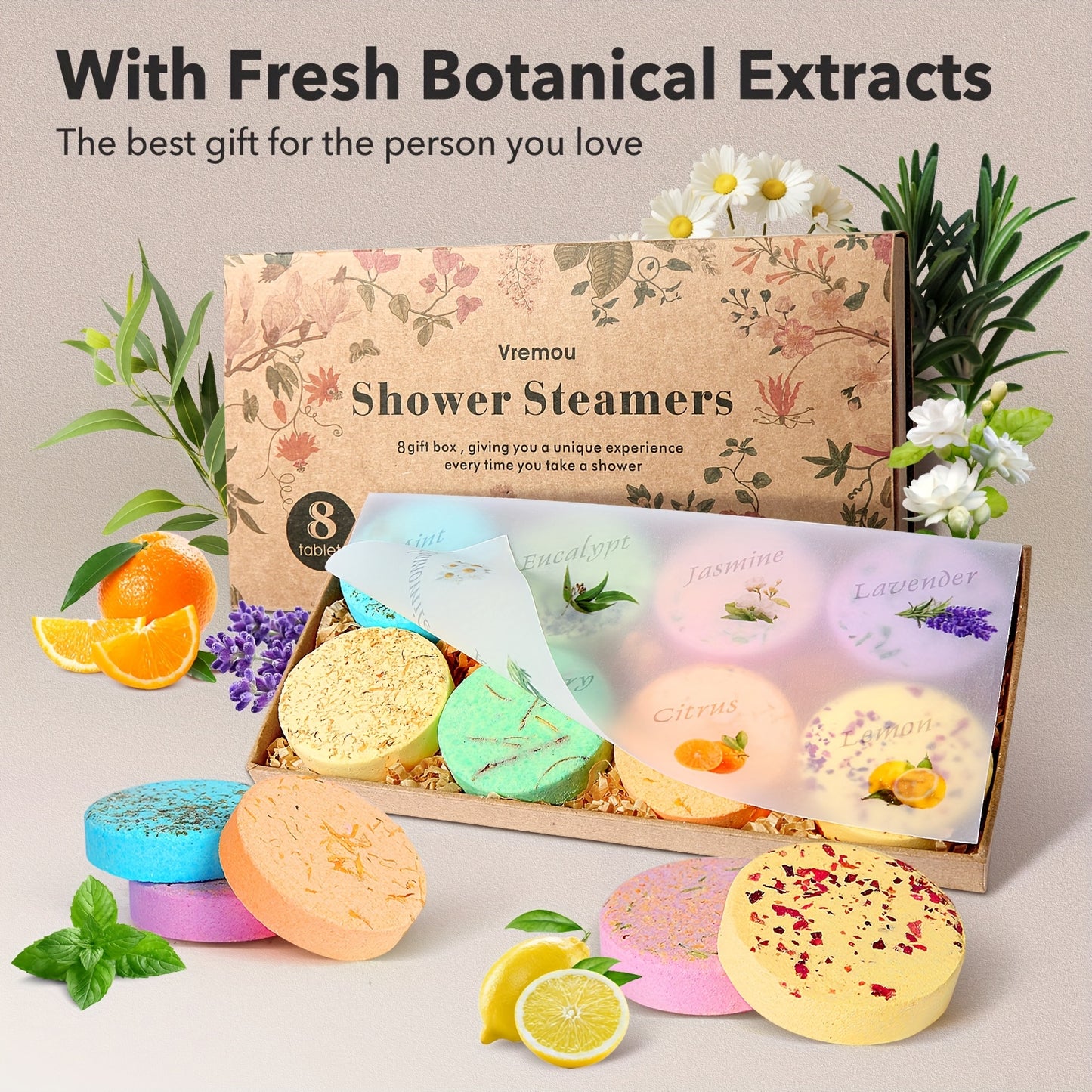Shower Steamers Eucalyptus Mint  Gift Set