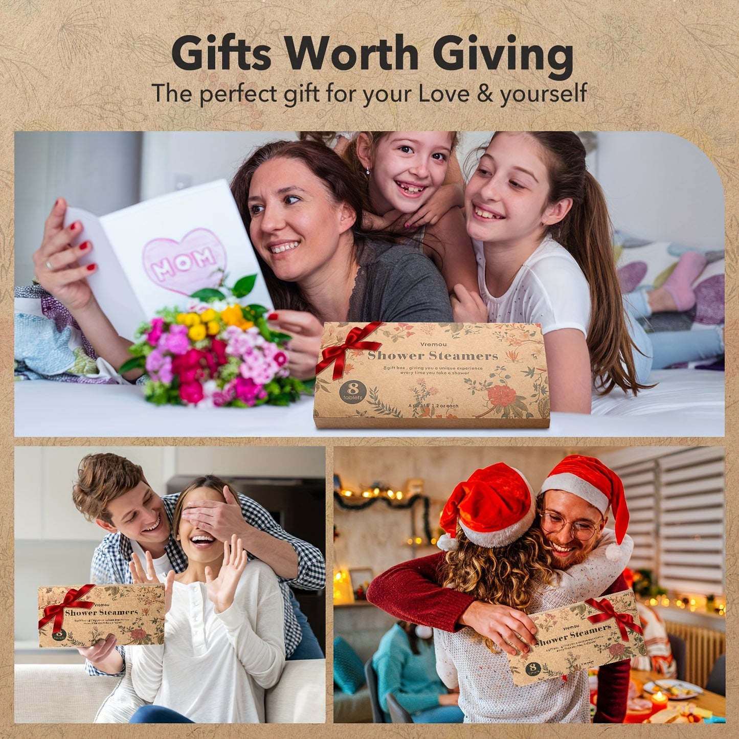 Shower Steamers Eucalyptus Mint  Gift Set