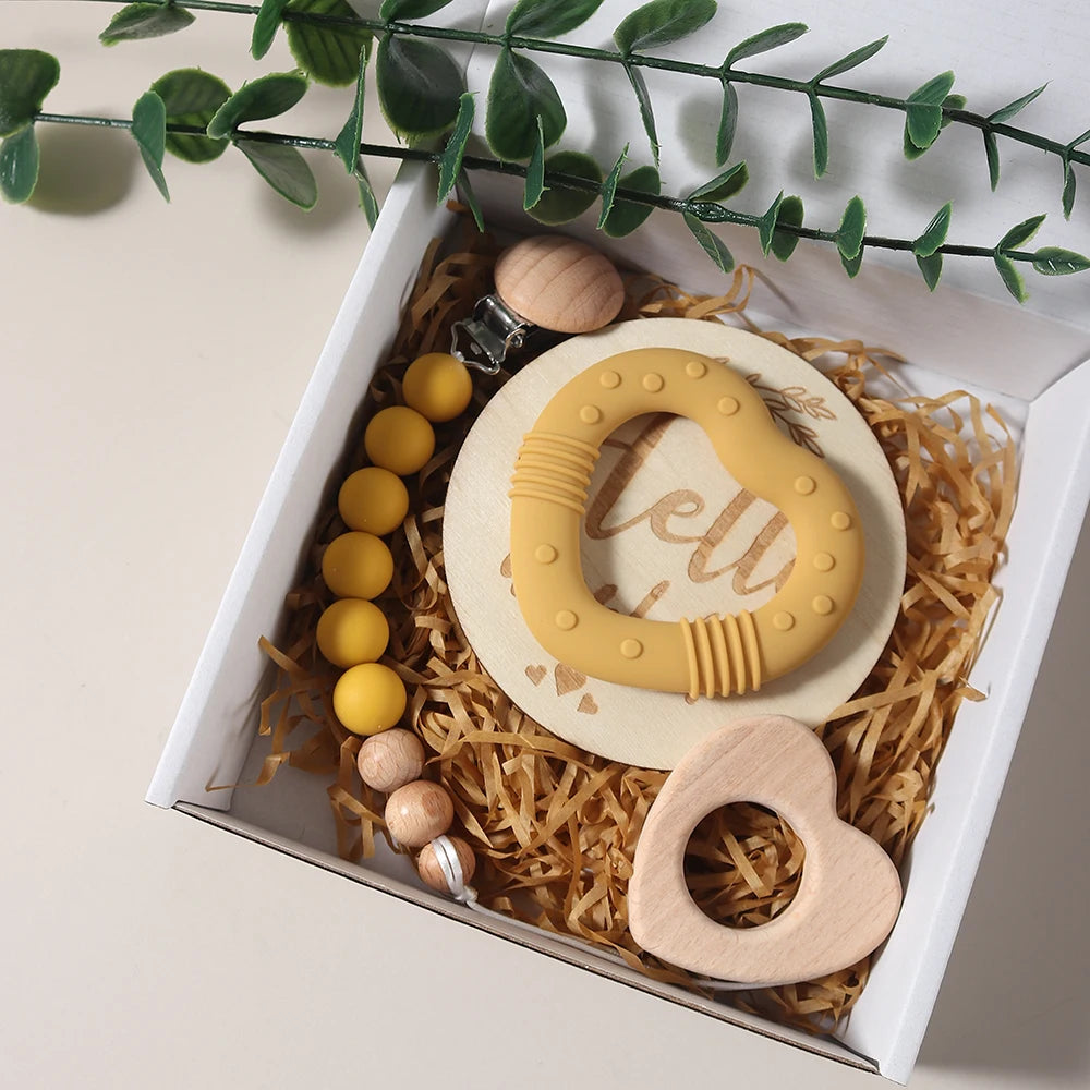 Baby gift set heart