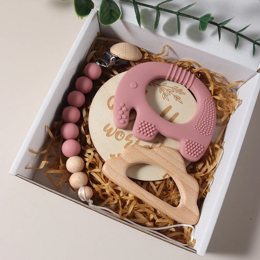 Baby gift set elephant