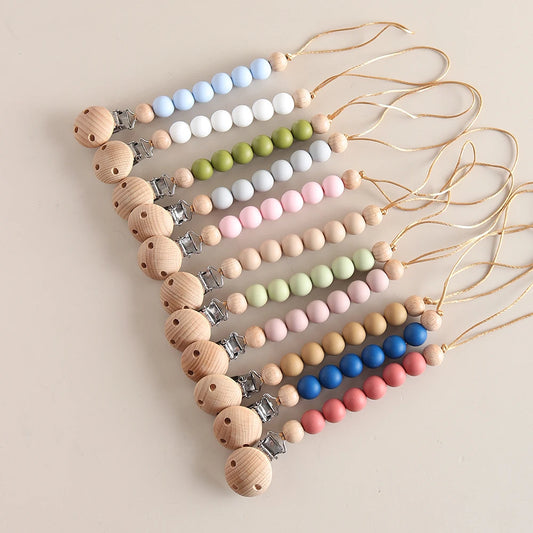 Pacifier chain with beads