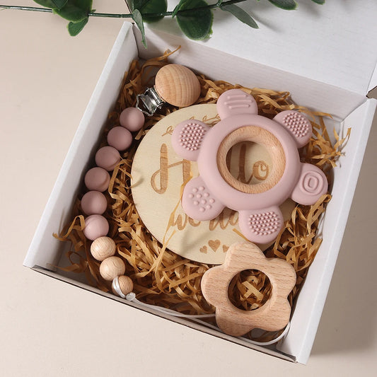 Baby gift set flower