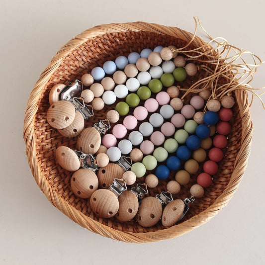 Pacifier chain with beads