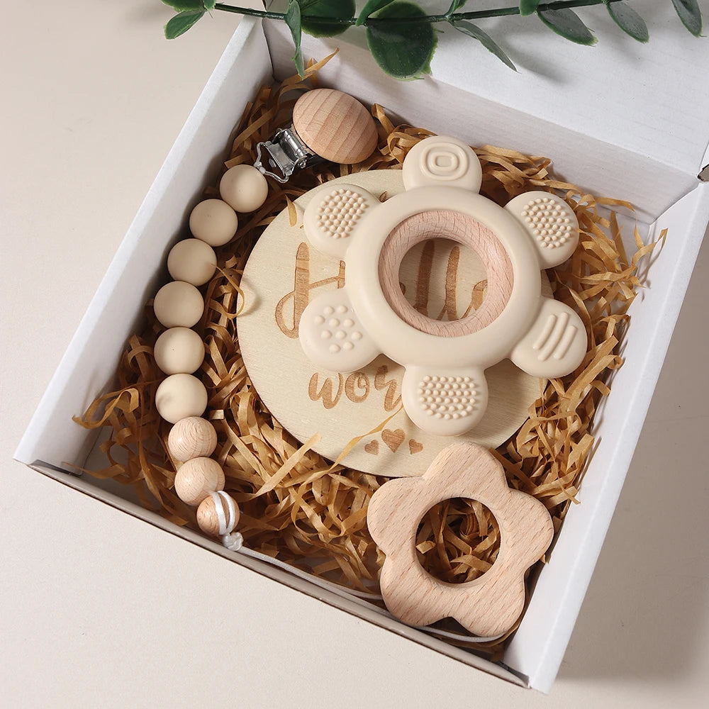 Baby gift set flower