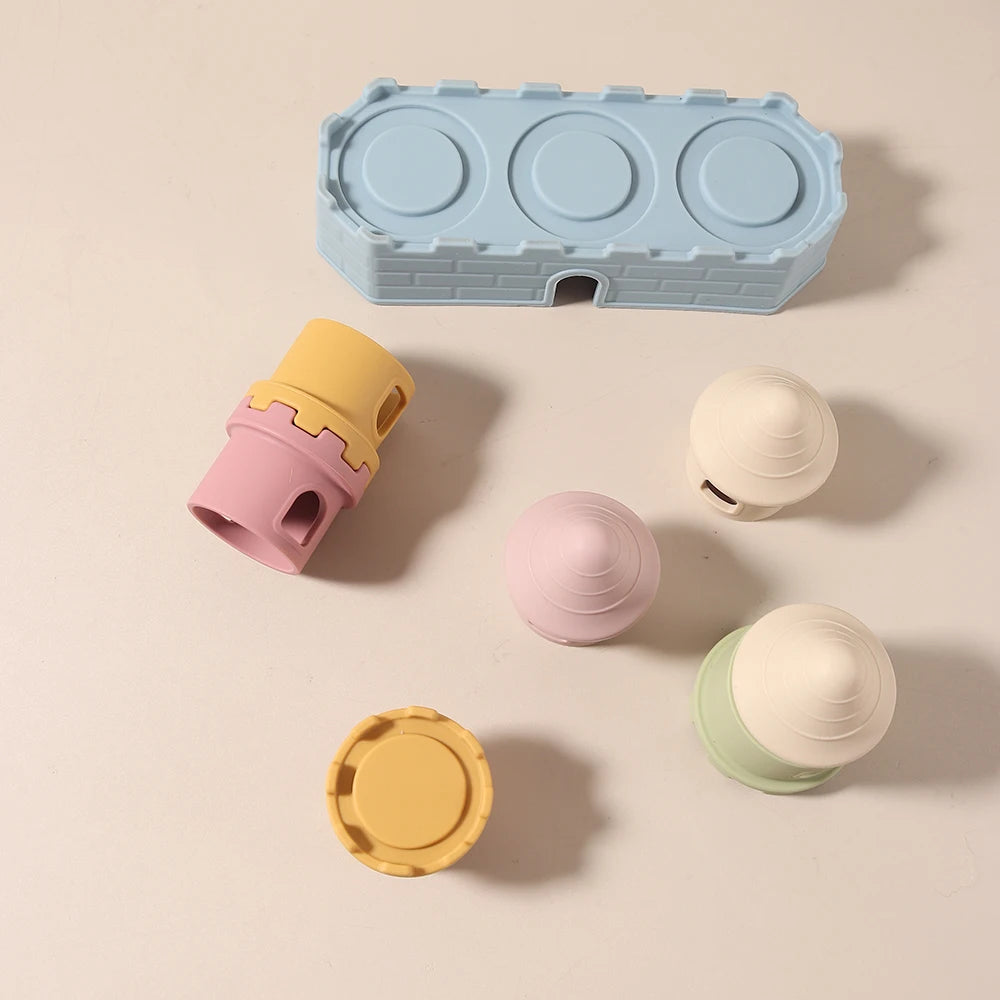 Silicone Castle Stacking Toy