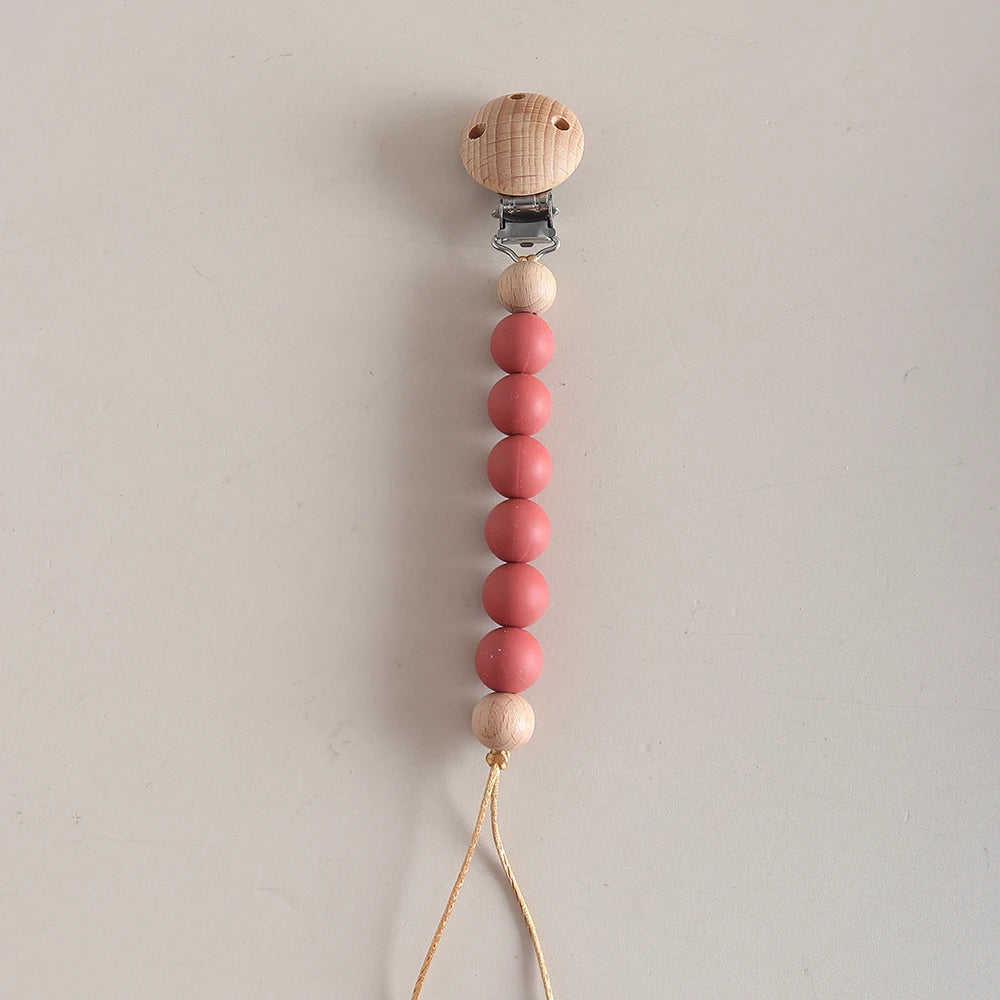 Pacifier chain with beads