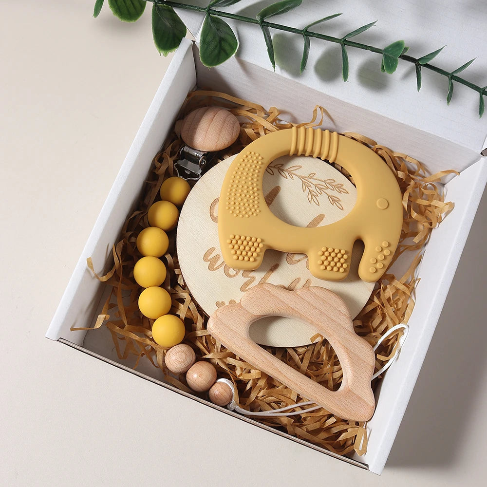 Baby gift set elephant
