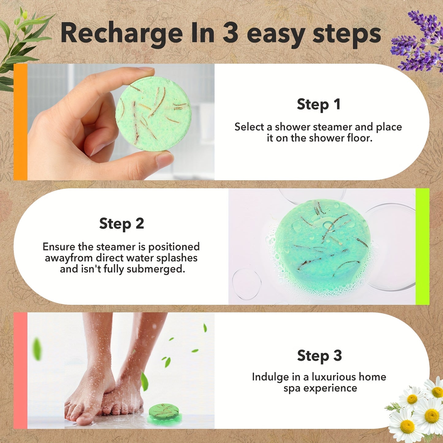 Shower Steamers Eucalyptus Mint  Gift Set